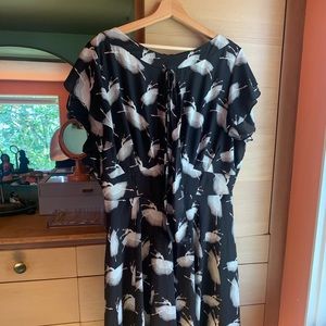 UNIQUE VINTAGE Adorable, ruffled “ballerina” dress